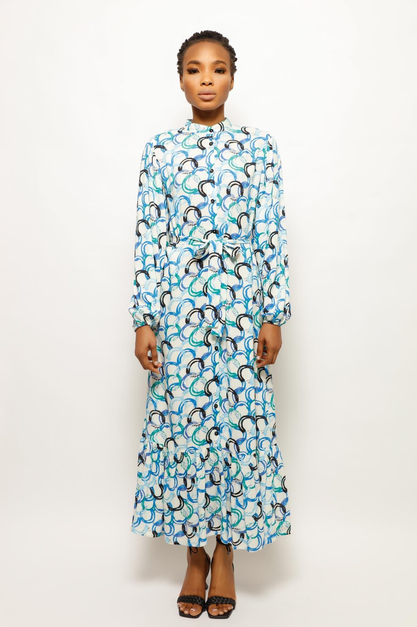CIRCULAR FESTIVE VIBE LONG DRESS coradomoda CIRCULAR FESTIVE VIBE LONG DRESS coradomoda
