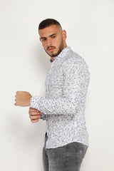 BAY M FAS SHIRT, SHIRT, CORADO, longsleeve, men, shirt, top, white, coradomoda, coradomoda.com