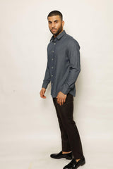 CORADO FORMALS Shirt, SHIRT, CORADO, deep blue, longsleeve, men, shirt, top, coradomoda, coradomoda.com