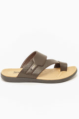 CORADO MEN'S SLIPPERS IN DARK BROWN CR12, Slippers, CORADO, dark brown, footware, men, slipper, coradomoda, coradomoda.com