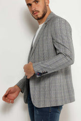 CRD MEN'S CASUAL BLAZER 2 LS180117, BLAZER, CORADO, blazer, coat, gray, men, top, coradomoda, coradomoda.com