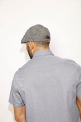 DETAILED EQUEST_MEN'S CAP, CAP, CORADO, accessories, black gray, cap, men, coradomoda, coradomoda.com