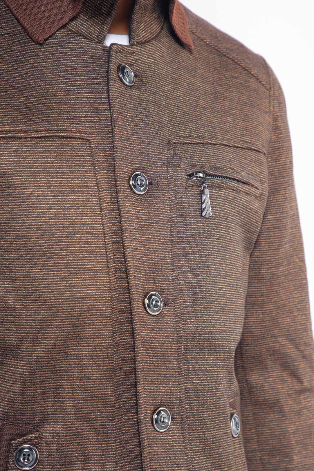 DIMAN MEN'S JACKET, Coats & Jackets, CORADO, brown, jacket, men, top, coradomoda, coradomoda.com