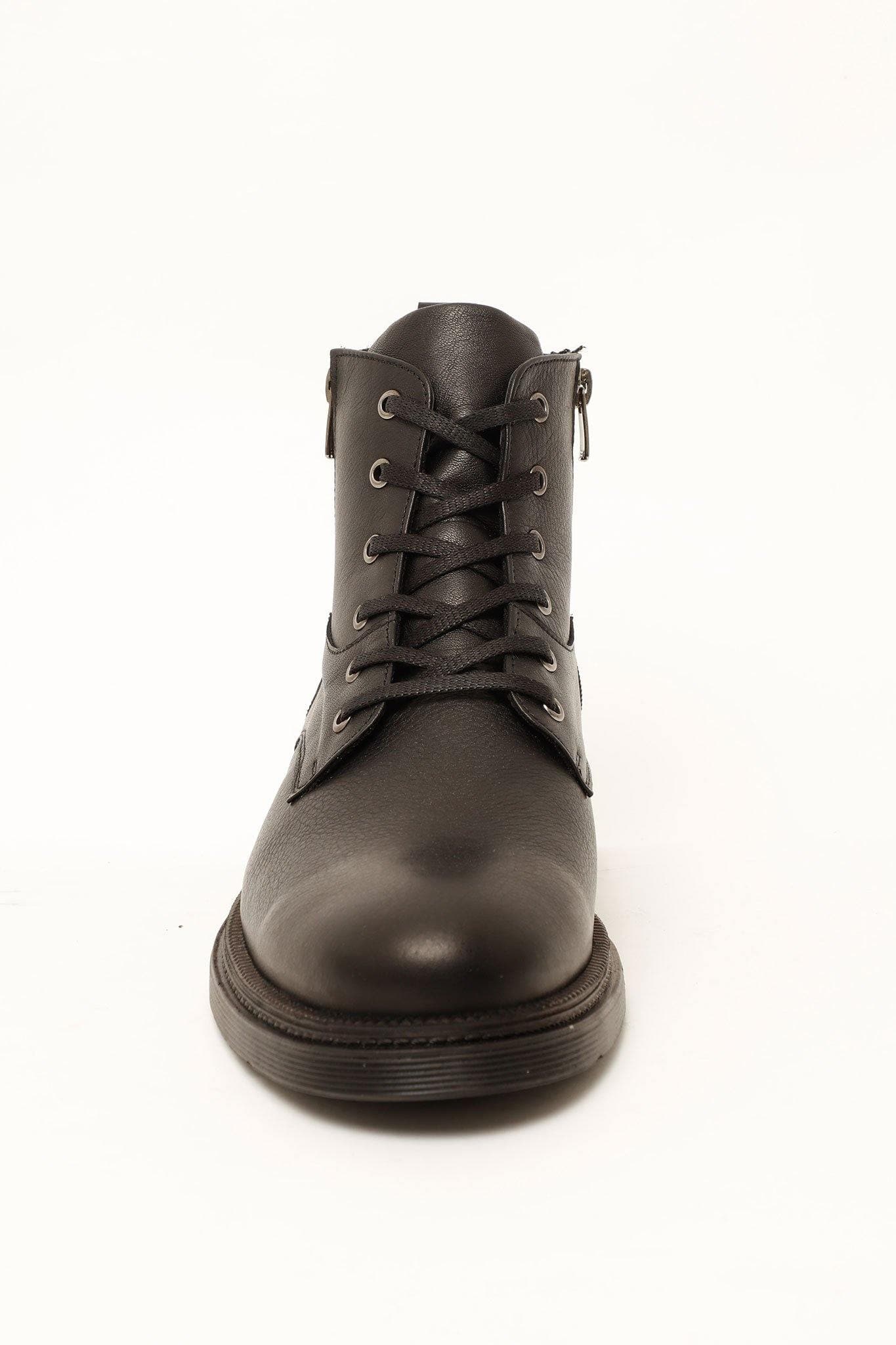 DOUBLE ZIP FAS BOOTS IN CHARCOAL, SHOE, CORADO, black, boots, men, shoe, coradomoda, coradomoda.com
