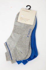 FB MEN'S ANKLE SOCKS 2PAIRS, , CORADO, accessories, blue, gray, men, socks, coradomoda, coradomoda.com