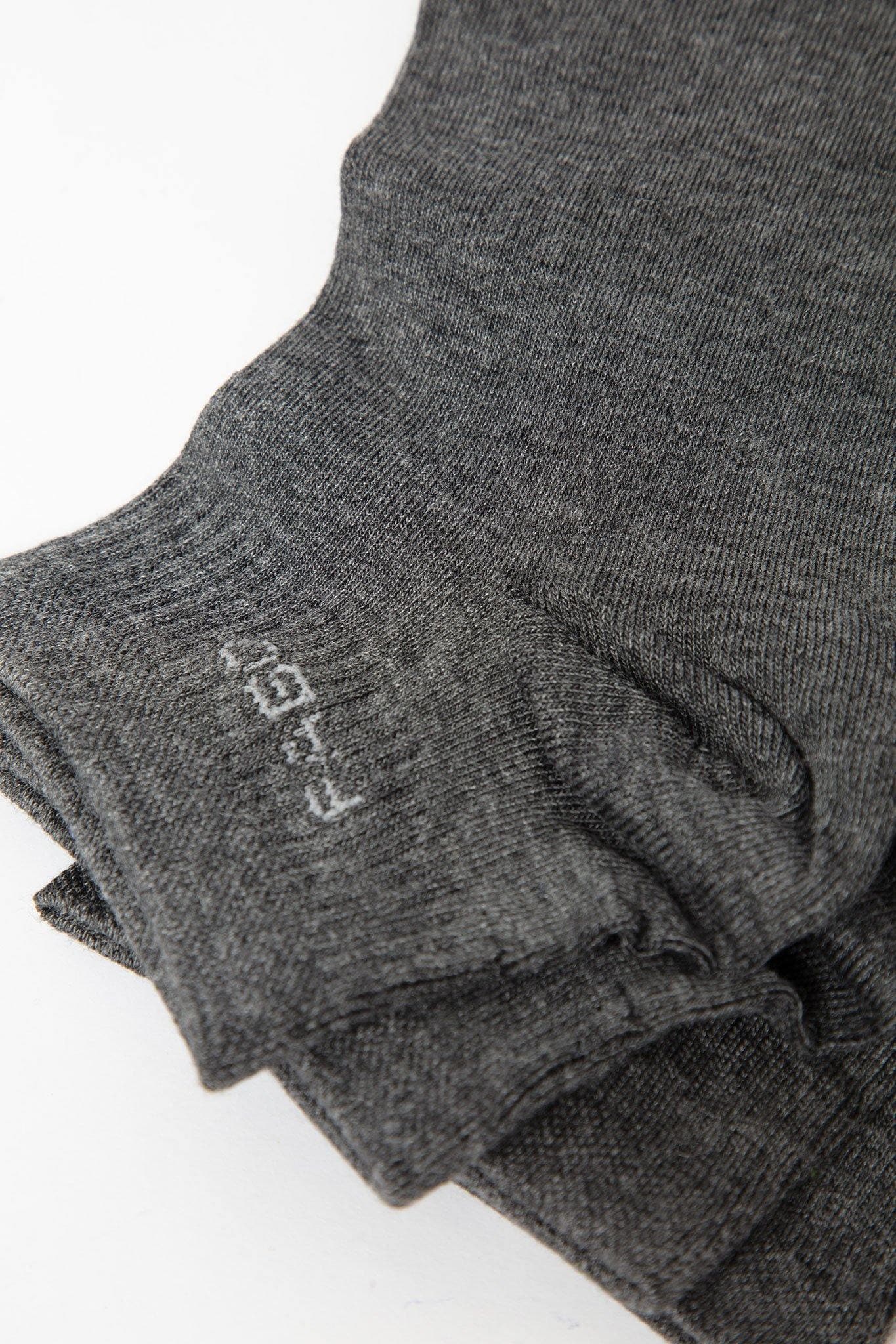 FB MEN'S BAMBOO ANKLE SOCKS 1015B, , CORADO, accessories, dark gray, footwear, men, socks, coradomoda, coradomoda.com