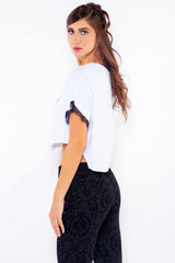 IM SUPER HANGING TOP, BLOUSE, CORADO, black, blouse, top, white, women, coradomoda, coradomoda.com