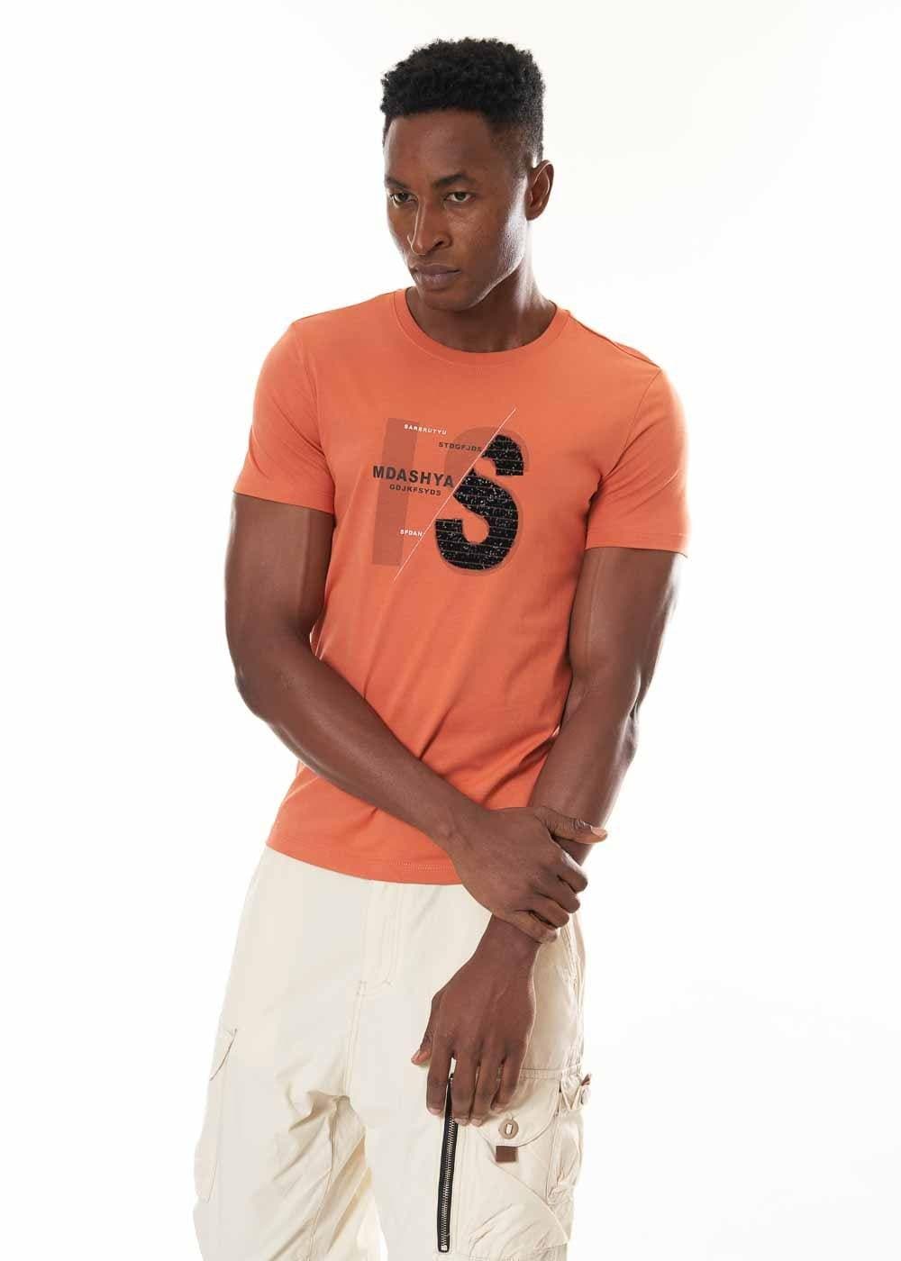 MDASHYA-S MEN'S TSHIRT, TSHIRT, CORADO, gray, khaki, men, orange, top, tshirt, white, coradomoda, coradomoda.com