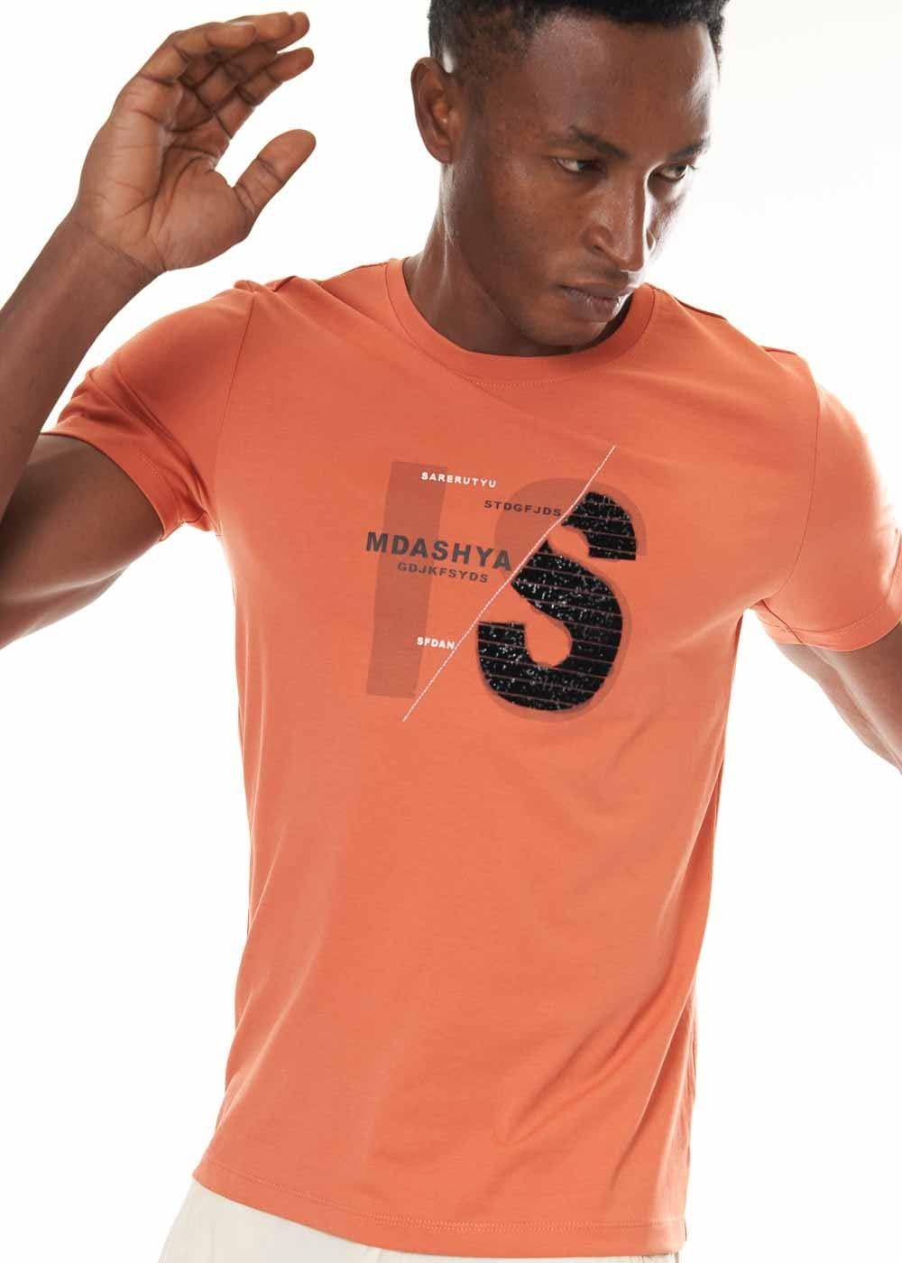 MDASHYA-S MEN'S TSHIRT, TSHIRT, CORADO, gray, khaki, men, orange, top, tshirt, white, coradomoda, coradomoda.com