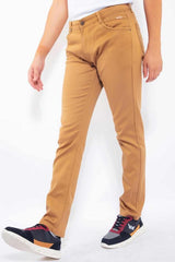 MEN'S PANTS IRONY IN CAMEL, JEANS, CORADO, bottom, brown, jeans, men, trouser, coradomoda, coradomoda.com