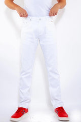 MEN'S PANTS IRONY IN WHITE, JEANS, CORADO, bottom, jeans, men, trouser, white, coradomoda, coradomoda.com
