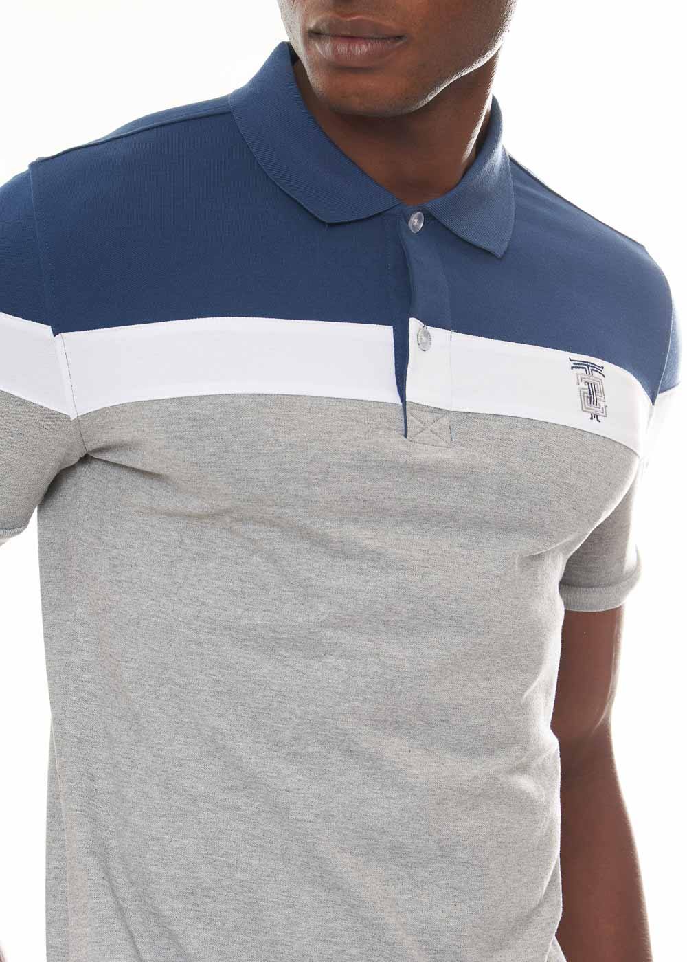 MEN'S POLO SHIRT T2, polo, CORADO, gray, men, polo, red, top, white, coradomoda, coradomoda.com