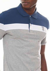 MEN'S POLO SHIRT T2, polo, CORADO, gray, men, polo, red, top, white, coradomoda, coradomoda.com