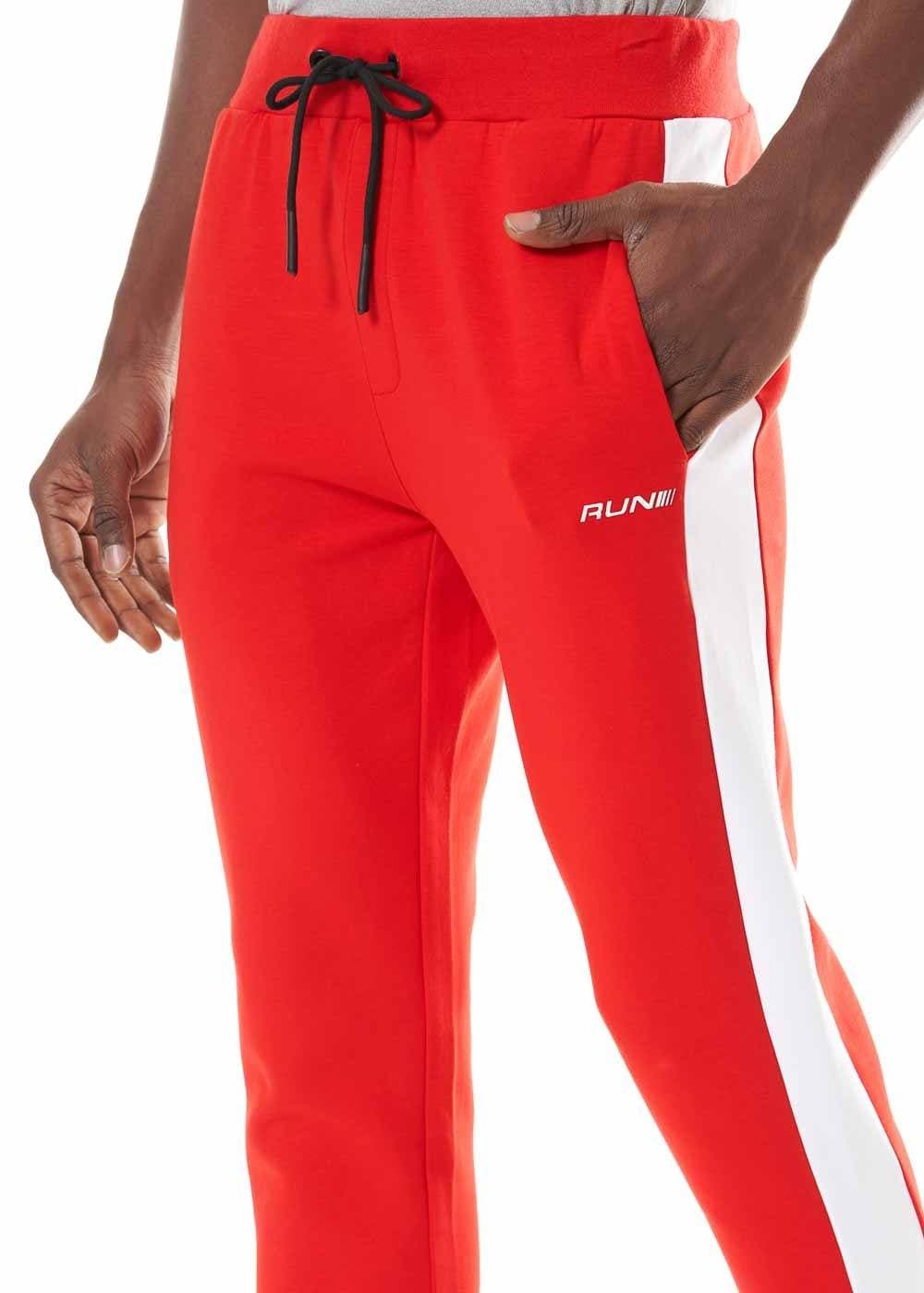 MEN'S SPORTY FASHION PANTS, PANTS, CORADO, bottom, men, pants, red, coradomoda, coradomoda.com