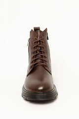 PB FAS BOOTS 10605DRKBRN, SHOE, CORADO, boots, dark brown, leather, men, shoe, coradomoda, coradomoda.com