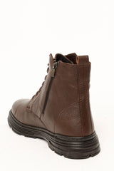 PB FAS BOOTS 10605DRKBRN, SHOE, CORADO, boots, dark brown, leather, men, shoe, coradomoda, coradomoda.com