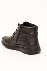 PB MARLO MEN'S ANKLE BOOTS 4096BLK, SHOE, CORADO, black, boots, leather, men, shoe, coradomoda, coradomoda.com