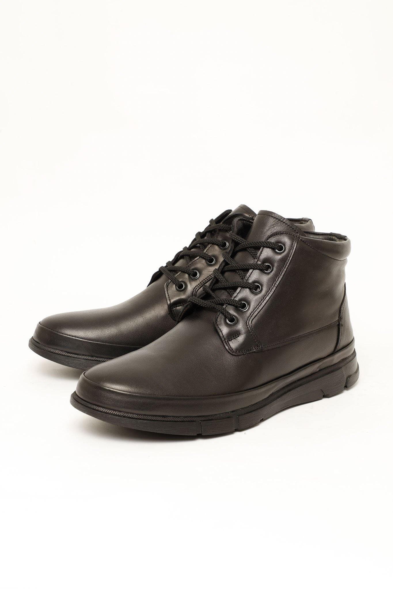 PB MARLO MEN'S ANKLE BOOTS 4096BLK, SHOE, CORADO, black, boots, leather, men, shoe, coradomoda, coradomoda.com