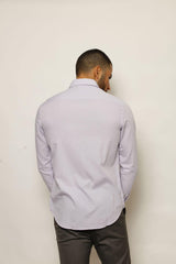 PERFINO MINCHECKS URBAN CULTURE, SHIRT, CORADO, longsleeve, men, purple, shirt, top, coradomoda, coradomoda.com