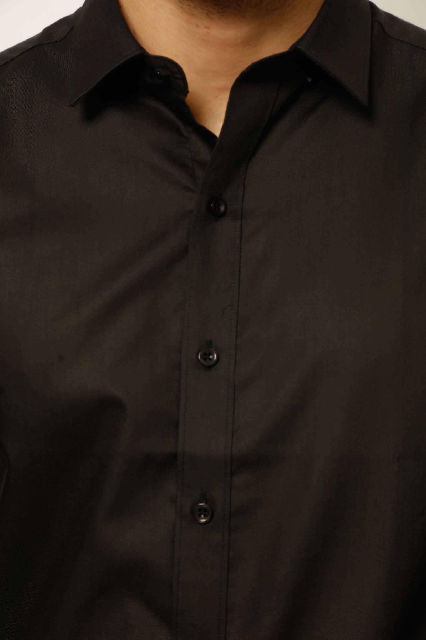 PERFINO URBAN CULTURE FORMALS, SHIRT, CORADO, black, longsleeve, men, shirt, top, coradomoda, coradomoda.com