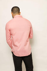 PERFINO URBAN CULTURE FORMALS, SHIRT, CORADO, longsleeve, men, salmon pink, shirt, top, coradomoda, coradomoda.com