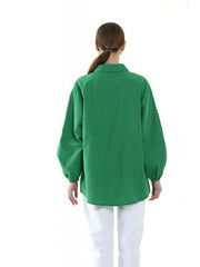 SIMPLE FASHION WOMEN'S LONG SHIRT - 5, SHIRT, CORADO, blouse, collared, FASHION, label, longsleeve, made in turkey, plain, shirt, simple, top, women, coradomoda, coradomoda.com