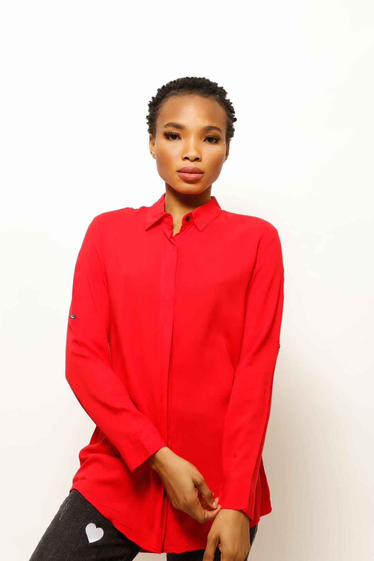 WOMEN'S COLORED CASUAL SHIRT coradomoda WOMEN'S COLORED CASUAL SHIRT coradomoda