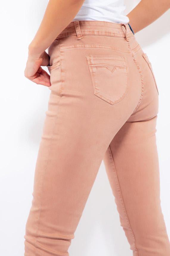 WOMEN'S FASHION COLORED JEANS IN PINK, JEANS, CORADO, bottom, jeans, pink, women, coradomoda, coradomoda.com